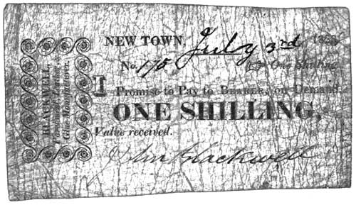 Promissory Note Issed by John Blackwell, 1823 http://www.noble.com.au/auctions/lot?id=76243 accessed 28 Oct 2015.
